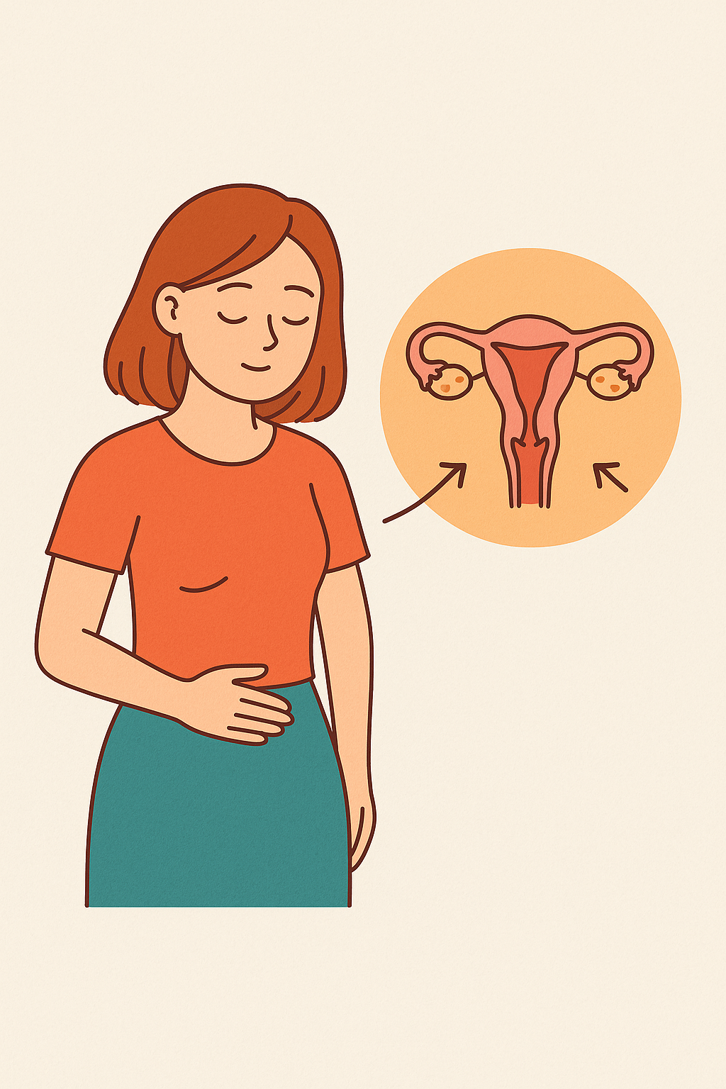 اعراض التبويض بعد الدورة